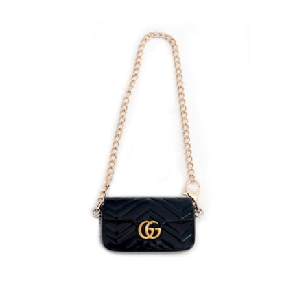 POP MART The Monsters Labubu Fashion Dress - Labubu Gucci Style Black Bag